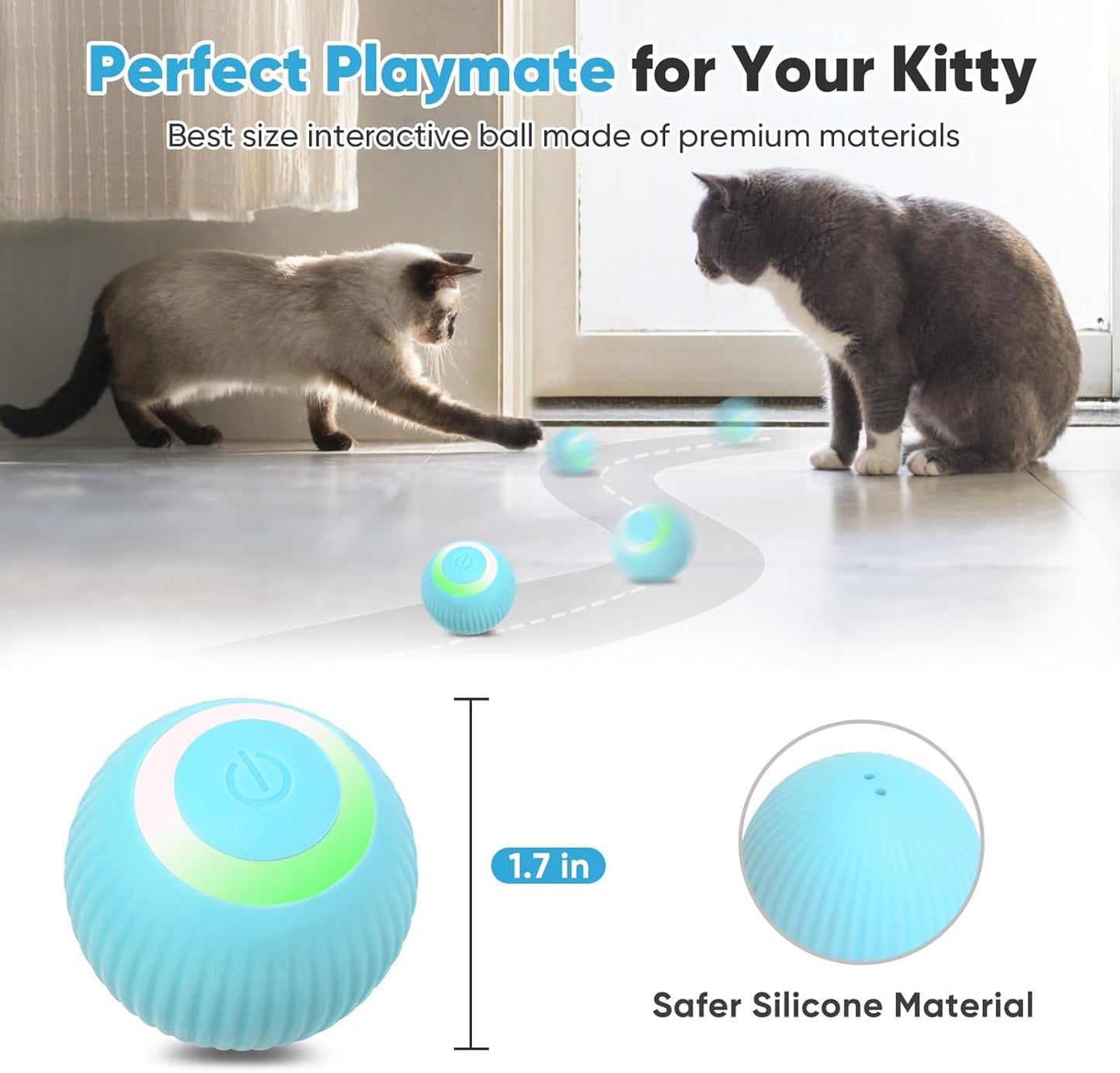 Kitty Interactive Roll Ball