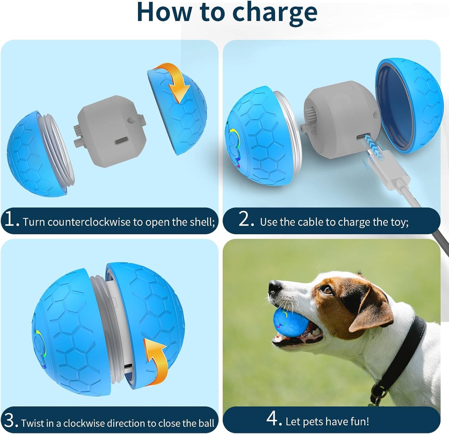 DogGo Interactive Roll Ball