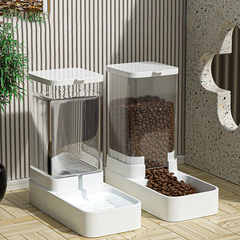 Gravity Pet Feeder and Water Dispenser