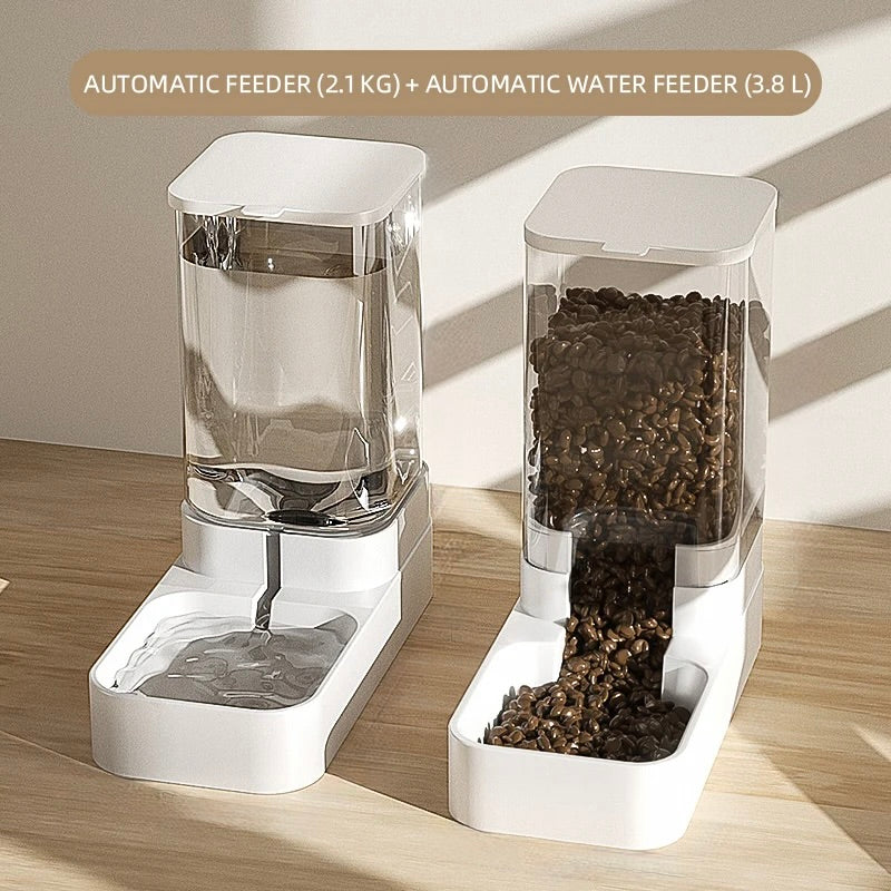 Gravity Pet Feeder and Water Dispenser