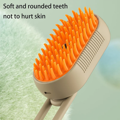 3-in-1 Pet Grooming Comb – Steam Spray Brush