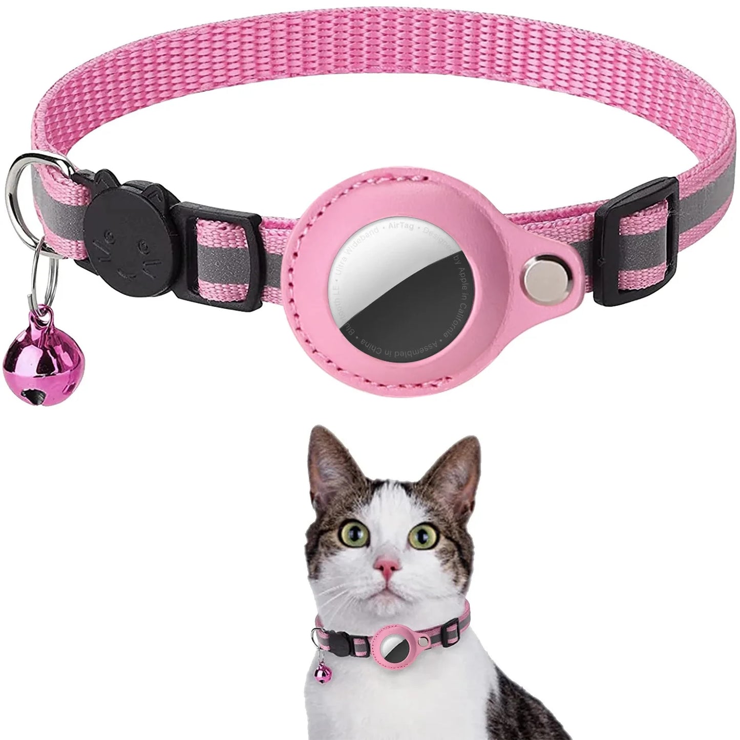 Reflective Collar with AirTag Holder – Comfort and Safety for Your Pet