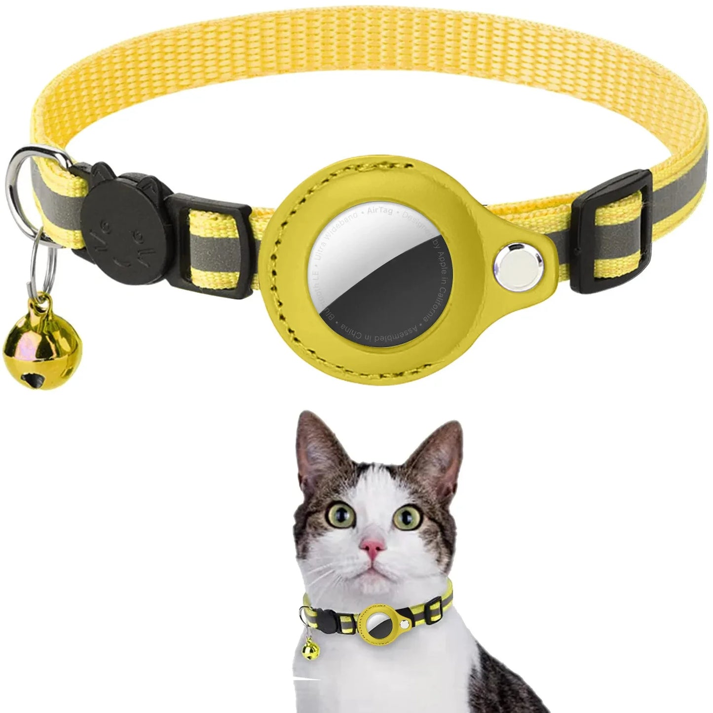 Reflective Collar with AirTag Holder – Comfort and Safety for Your Pet