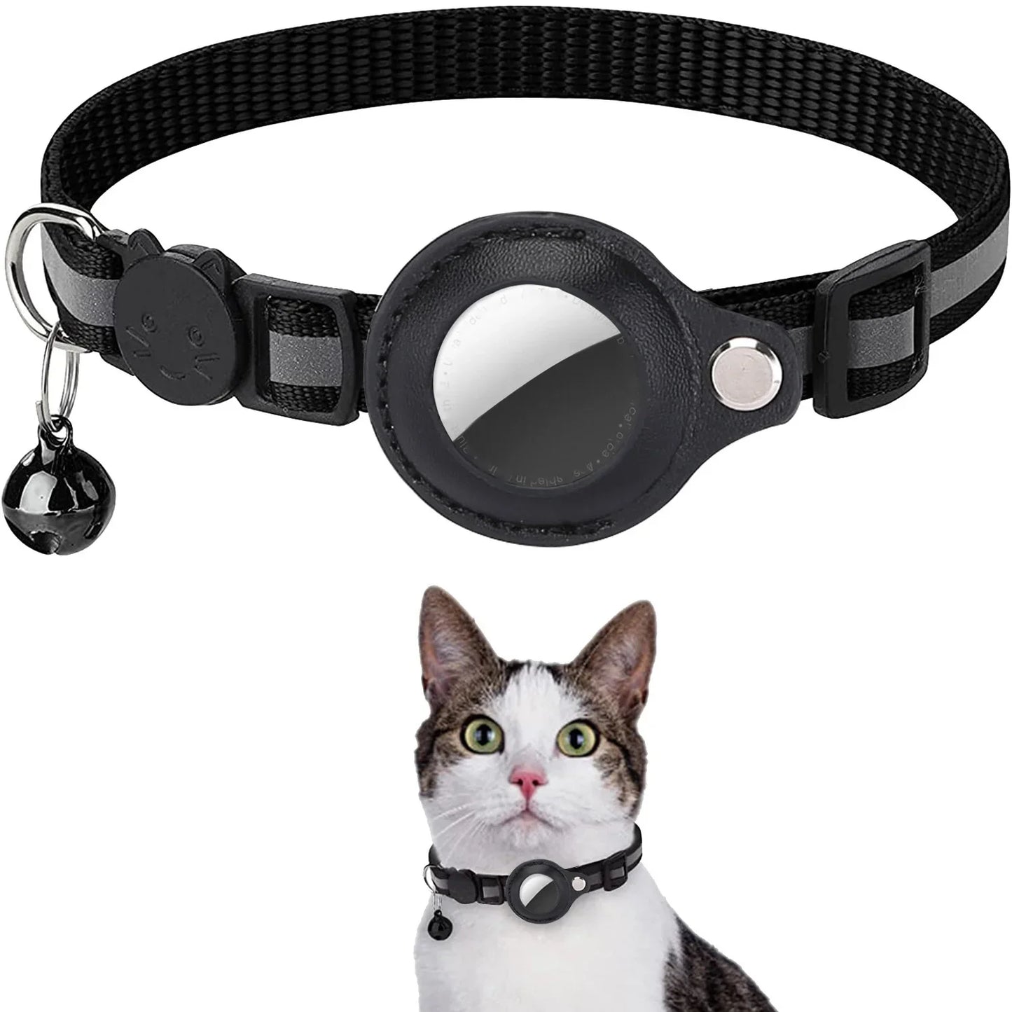 Reflective Collar with AirTag Holder – Comfort and Safety for Your Pet