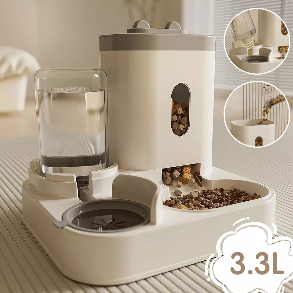 Universal 2-in-1 Automatic Pet Feeder & Water Dispenser