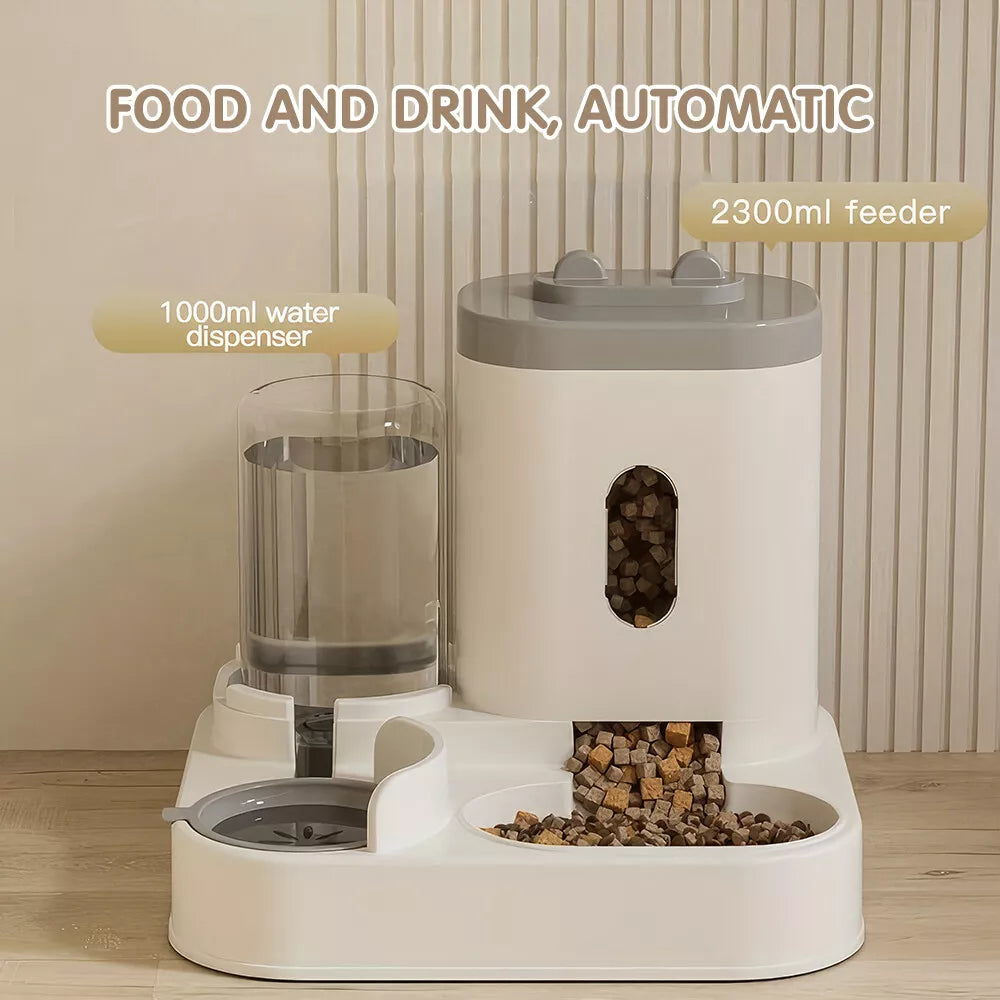 Universal 2-in-1 Automatic Pet Feeder & Water Dispenser